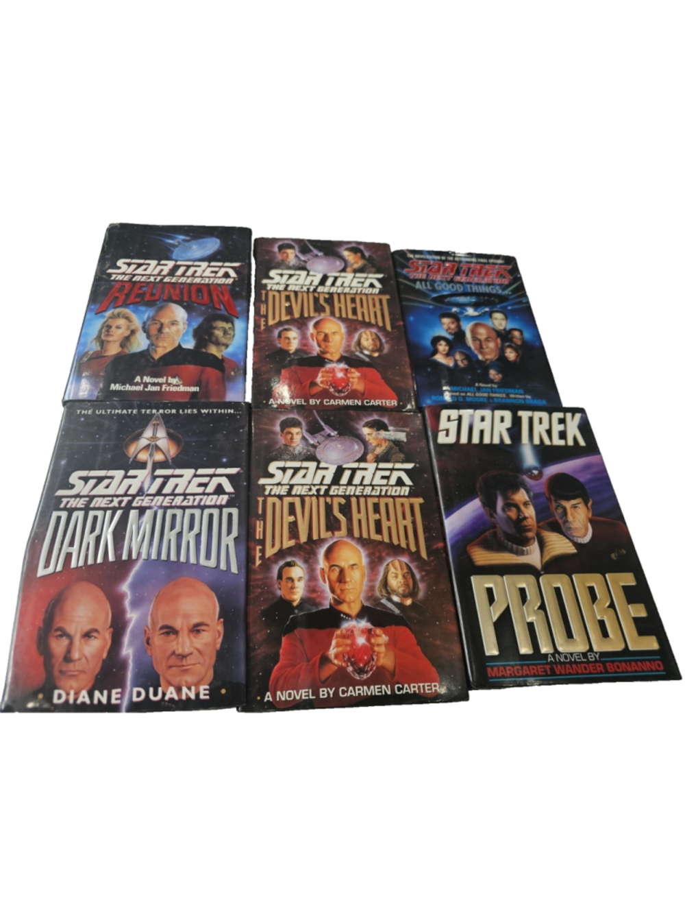 Lot of 6 Star Trek~The Next Generation~HC~ FIRST EDITION